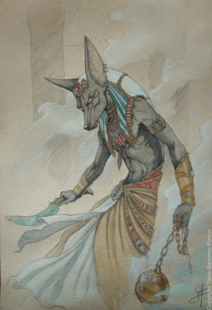 Анубис Бог Египта референс