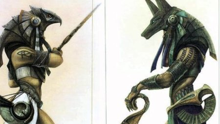 Бог Анубис в броне