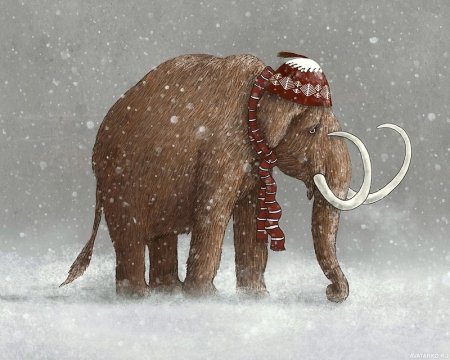 Новогодний мамонт
