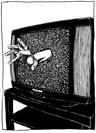 Разбитый телевизор