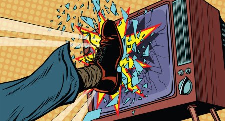 Телевизор комикс