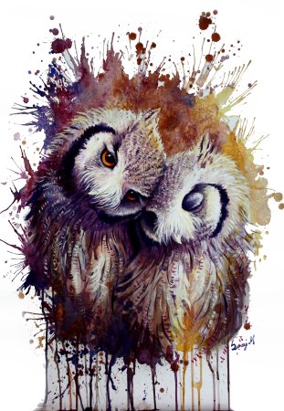 Сова арт
