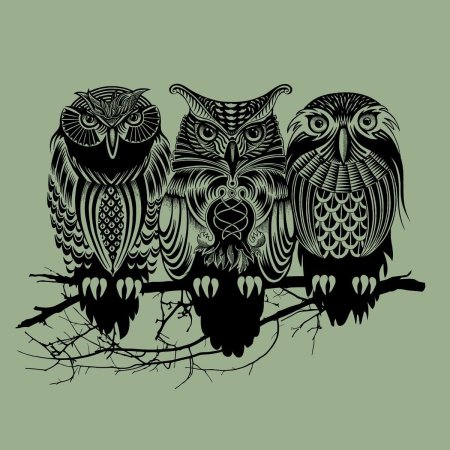 Стилизованная Сова
