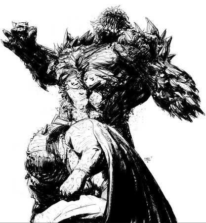 Думсдей комикс арт