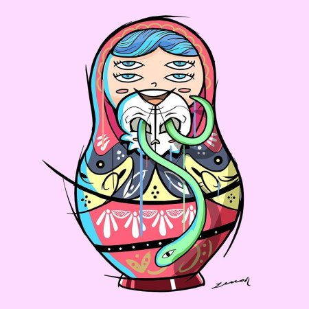 Матрешка арт