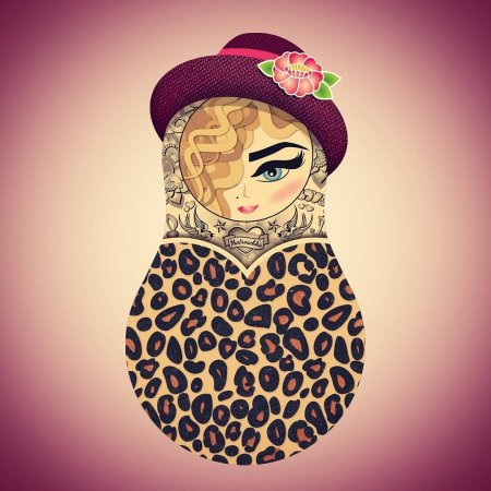 Стилизованная Матрешка