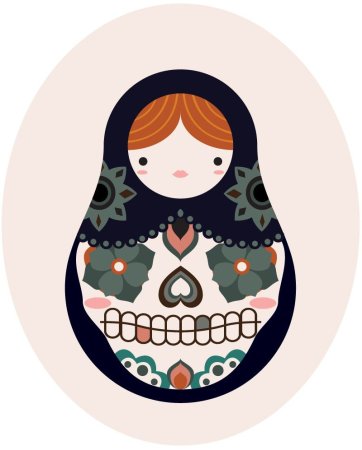Матрешка стилизация