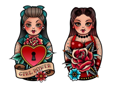 Стилизованная Матрешка