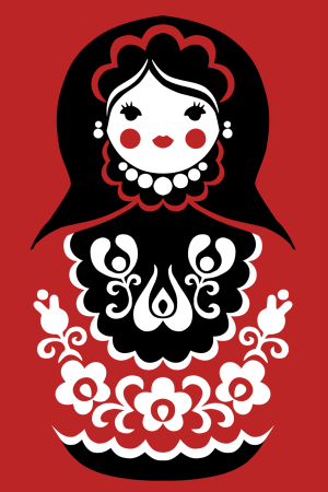 Матрешка арт