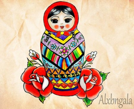Матрешка Графика