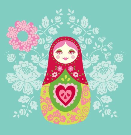 Стилизованная Матрешка