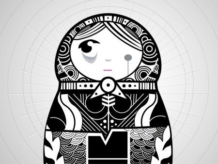 Матрешка стилизация