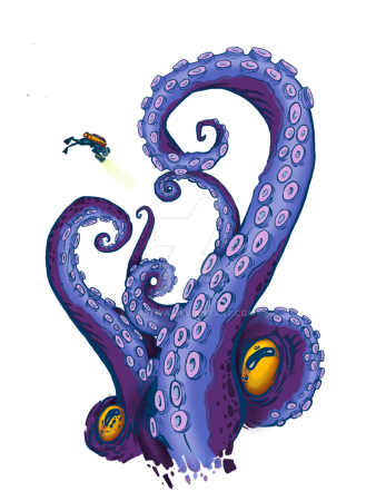Осьминог арт