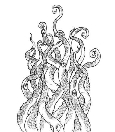 Щупальца эскиз