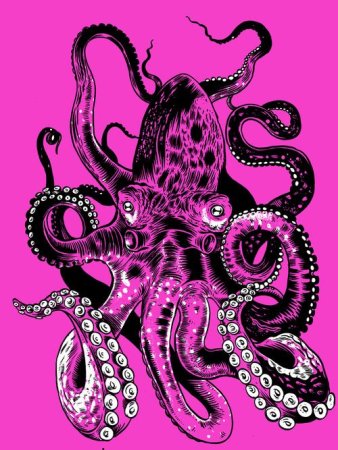 Кракен щупальца Illustrator