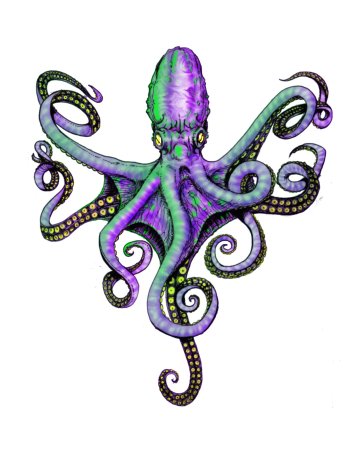 Фиолетовые щупальца