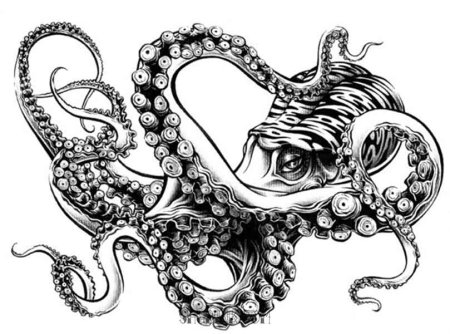 Тату осьминог