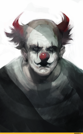 Клоун рисунок