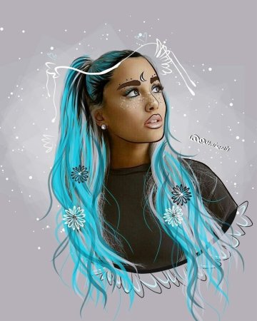 Пиксарт ариана Гранде арт