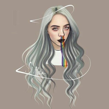 Билли Айлиш арт