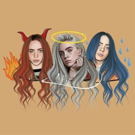 Фан арт Билли Айлиш