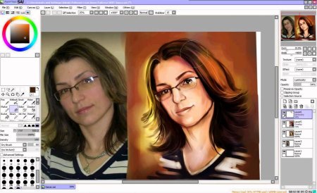 Портрет в графическом редакторе