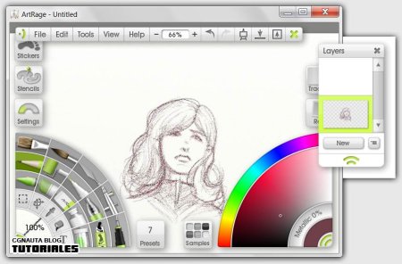 Easy Paint Tool Sai рисование