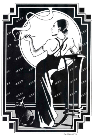 Графика в стиле арт деко