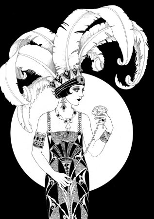 Графика в стиле арт деко