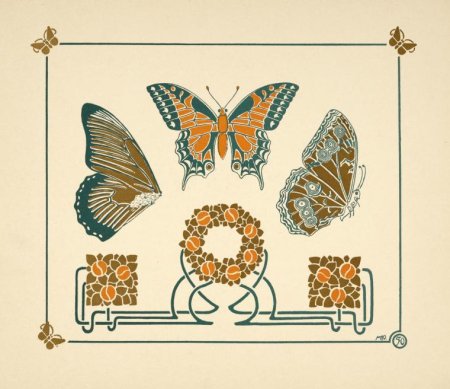 Орнаменты арт нуво Модерн арт деко