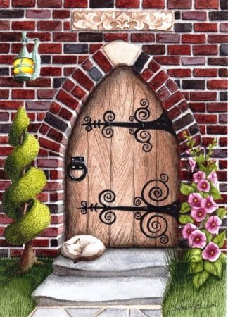 Дверь в сказочный домик