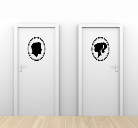 Дверь в туалет