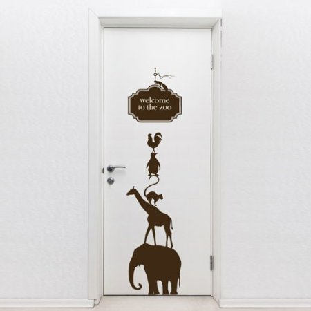 Стикеры на входную дверь