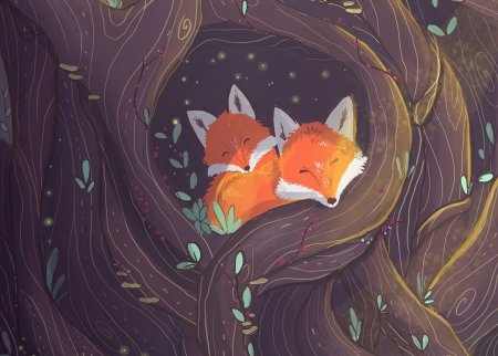 Обои с лисами