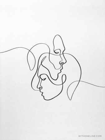 Портрет одной линией