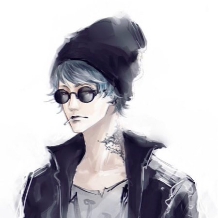 Парень в солнцезащитных очках арт