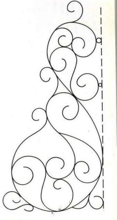 Джутовая филигрань для начинающих схемы узоры