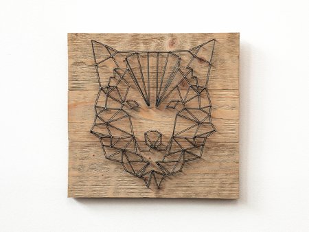 Рисование нитками на гвоздях