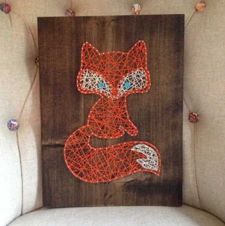 Панно нитками