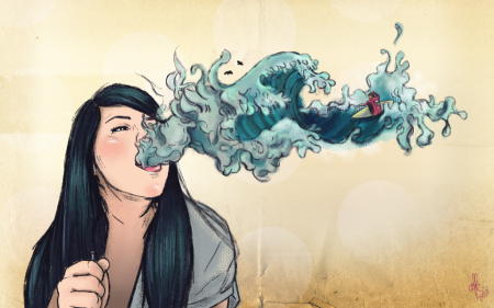 Микаса Аккерман скетч