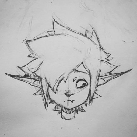 Черно белый арт