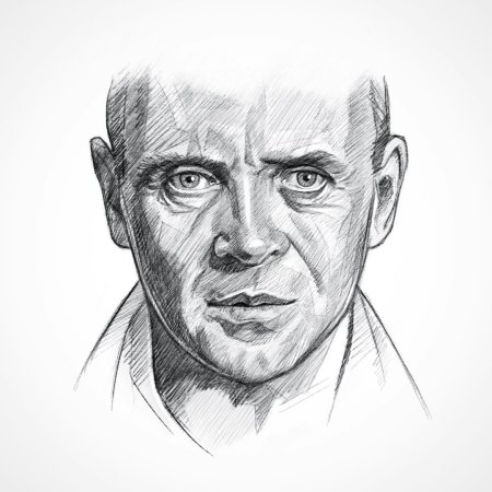 Ганнибал Лектер портрет