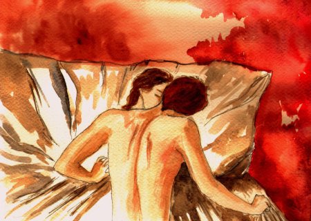 Эротические романтические рисунки