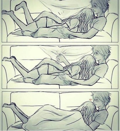 Милые романтические комиксы