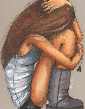 Грустные рисунки