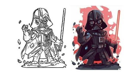 Дарт Вейдер для рисования