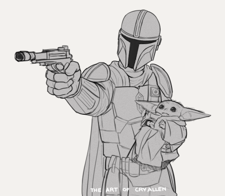Рисунки Звездные войны Мандалорец
