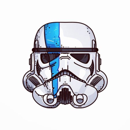 Наклейка шлем штурмовика Star Wars