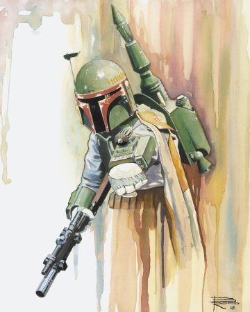 Звёздные войны Боба Фетт арт
