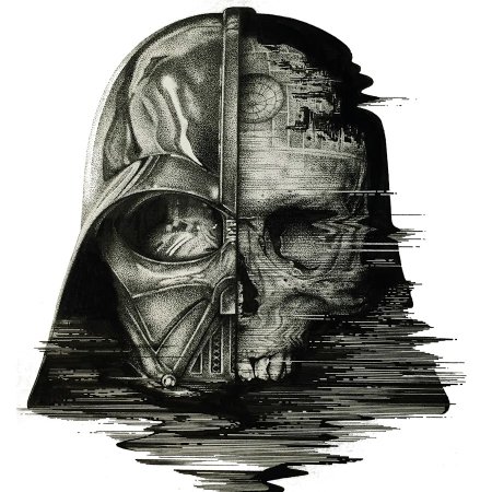 Тату Звездные войны Дарт Вейдер